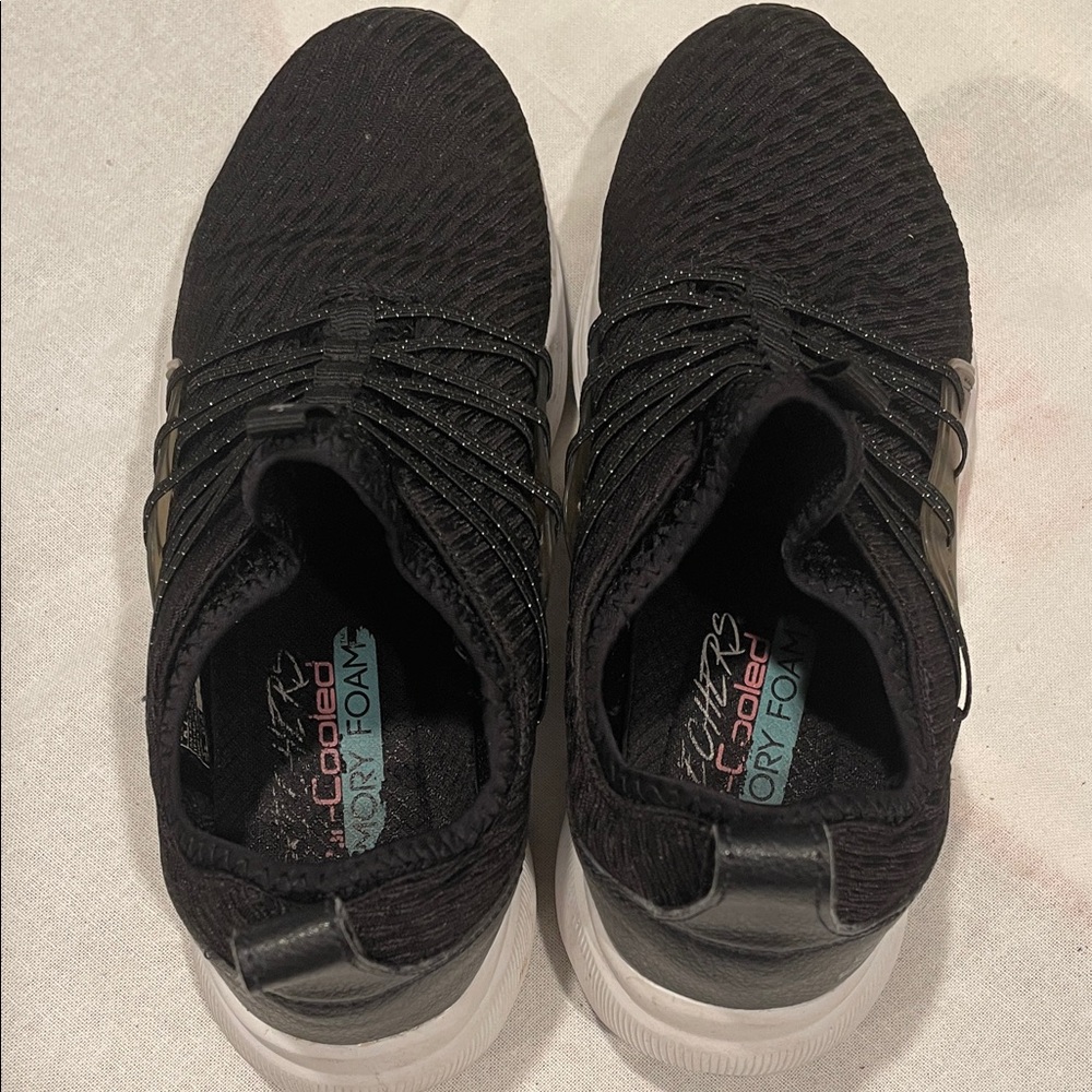 Sketchers Memory Foam Black Women's Sneakers